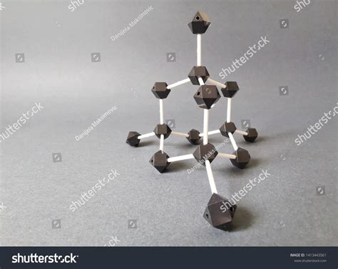 Molecular Structure Model Diamond 3d Ball Stock Photo 1413443561 ...