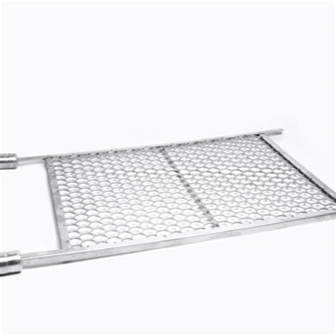 Grelha Moeda Inox 100 Chapa Grossa C Ponta 70x60 Churrasco Leroy Merlin