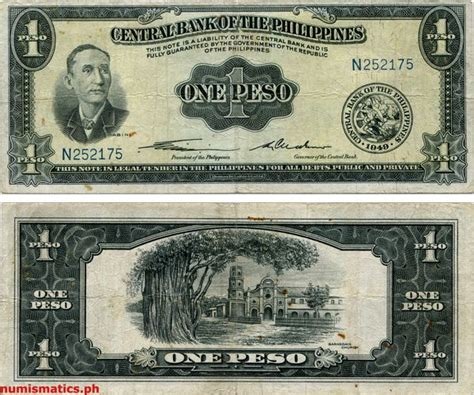 Peso English Series Banknote