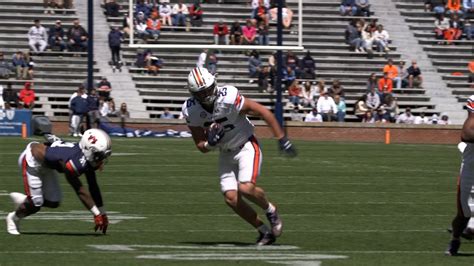 See How Auburn Football Wide Receivers And Tight Ends Performed On A