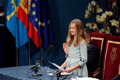 Así Fue El Discurso De La Princesa Leonor