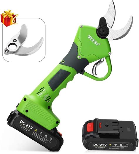 Amazon Seesii Professional Cordless Electric Pruning Shears Pcs