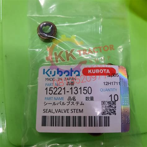 Jual SEAL KLEP KUBOTA D1403 SEAL VALVE STEAM 15221 13150 ASLI ORIGINAL