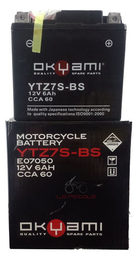 Batteria Okyami Ytz S Bs V Ah Honda Crf X Dal Cb F Hornet