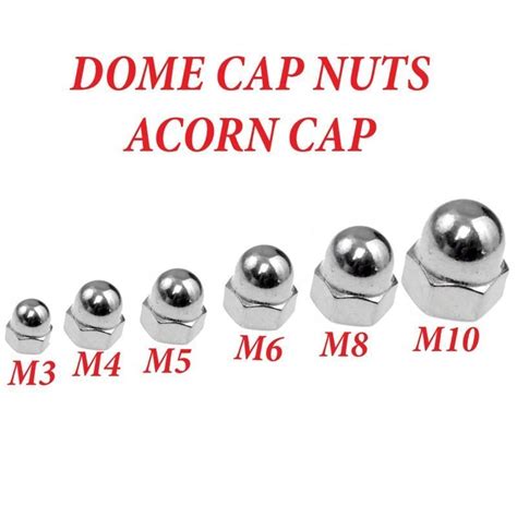 M3 M4 M5 M6 M8 M10 Stainless Steel Domed Hex Nut Dome Acorn Nuts Din