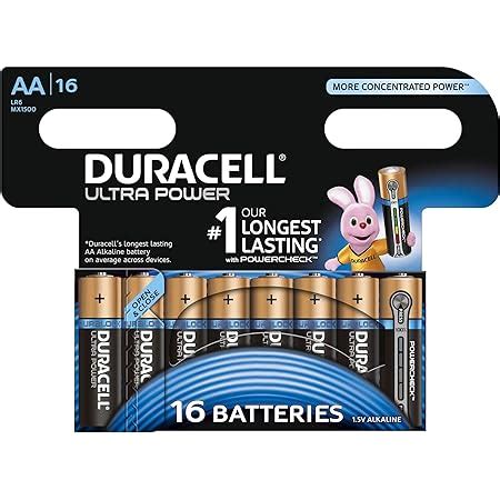 Duracell Optimum AA Mignon Alkaline Batterien 1 5V LR6 MX1500 8er