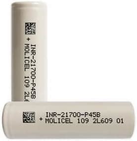 Molicel P45B 4500mAh 21700 Battery Ultra High Power Easy Maintenance