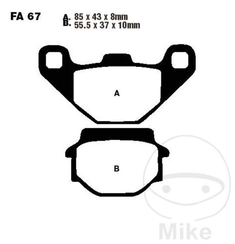 Ebc Bremsbel Ge Fa F R Kawasaki Kmx Bj Klr Z Kx Gpz Z Kx