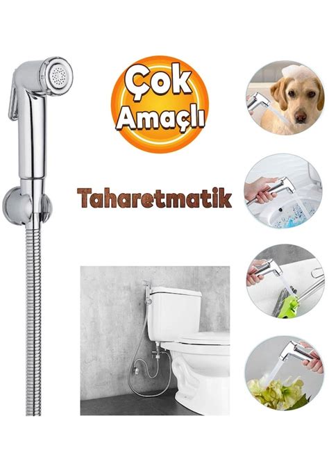 Ara Musluk Filtreli Tuvalet Wc Banyo Klozet Bide Taharet Muslu U Bebek