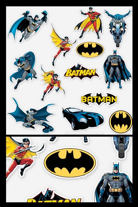 Batman Sticker Set Zazzle Batman Stickers Batman Logo Batman Symbol