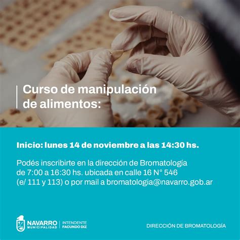 Nuevo curso de manipulación de alimentos El Navarrero