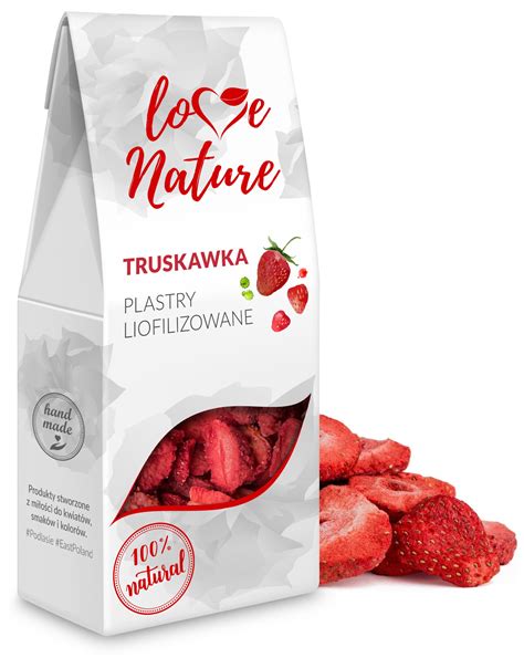 Truskawki Liofilizowane Suszone Plastry Naturalne Allegro Pl