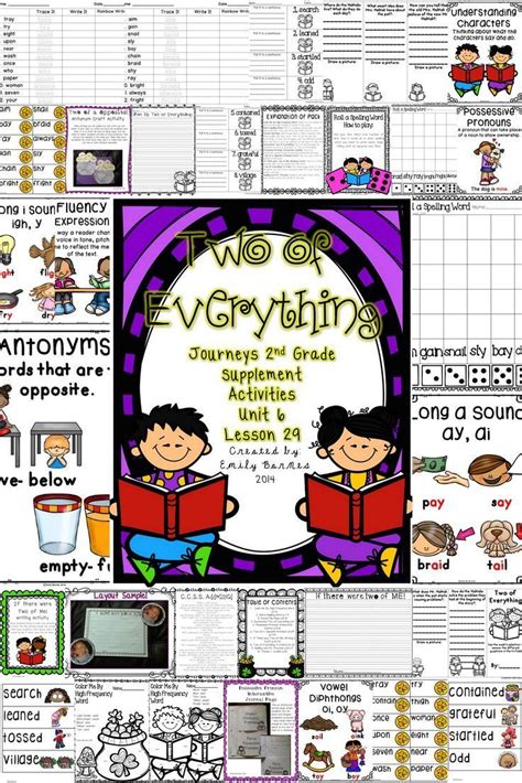 Two Of Everything Supplement Activities Journeys 2nd Grade Lesson 29