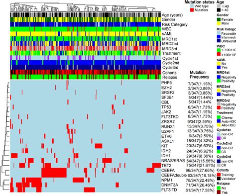 Figure 1 From Genetic Mutation Signature For Relapse Prediction In