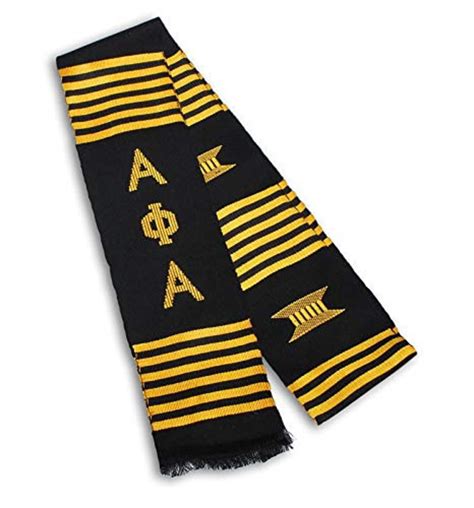 Alpha Phi Alpha Graduation Kente Stole Scarf From Ghana Etsy