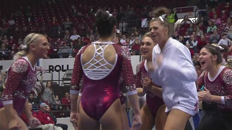 Alabama Gymnastics Dominates Arkansas Youtube