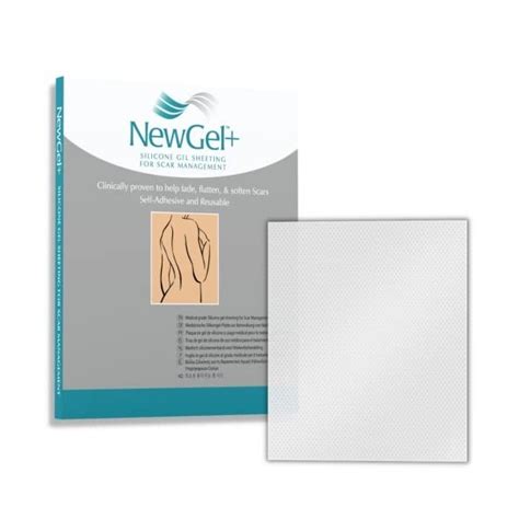 Newgel Silicone Gel Sheeting For Scar Management 5 X 6 Sheet Cle