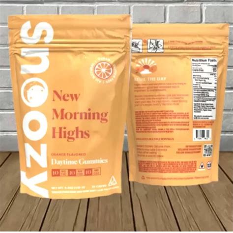Snoozy New Morning Highs Delta 9 Gummies 200mg Tenvape
