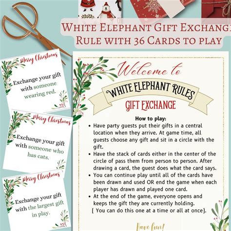 White Elephant Game Gift Exchange Game Rules White Elephant Rule