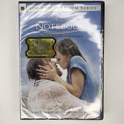 The Notebook Dvd Ryan Gosling Rachel Mcadams Nicholas Sparks