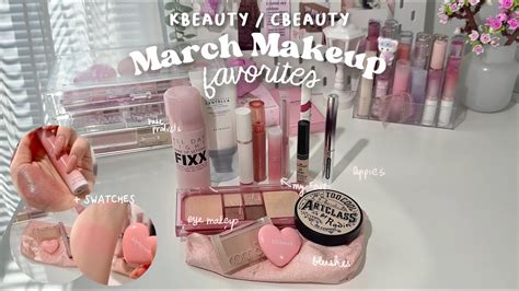 March Makeup Faves Kbeauty Cbeauty Yesstyle Recos Youtube