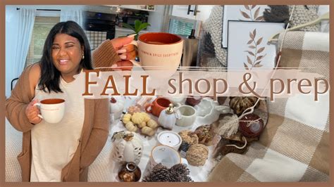 FALL SHOP PREP WITH ME Fall Decor HAUL Last Minute Shopping