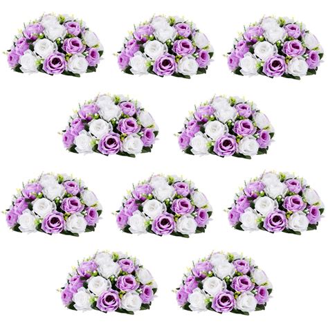 Inweder Wedding Rose Balls For Centerpieces Pcs Artificial Flower