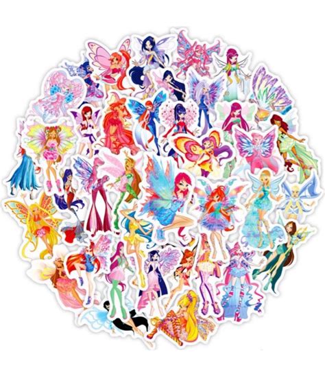 Winx Club Stickers Hobbies Toys Stationery Craft Other