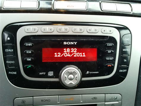 Ford Mondeo Mk Sony Radio Ausbauen