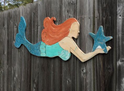 Mermaid Wall Art Large Mermaid Beach Nursery Mermaid Decor Choose