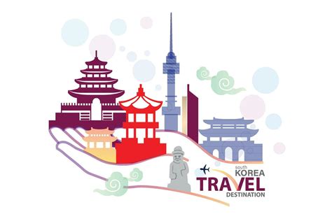 South Korea Travel Destination Vector Illustration 24766468 Vector Art