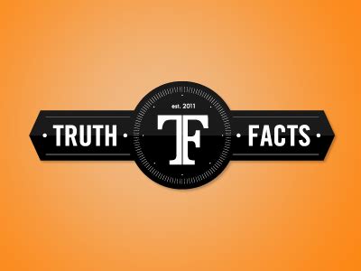 Truth Facts Logo by Jeppe Morgenstjerne on Dribbble