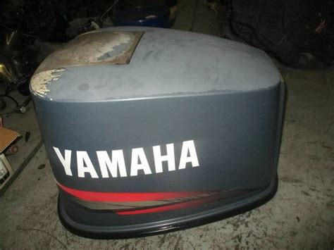 Yamaha Hp Stroke Precision Blend Outboard Top Cowling Off