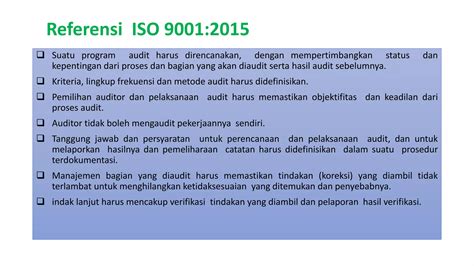 Materi Pengenalan Audit Internal Iso Pptx