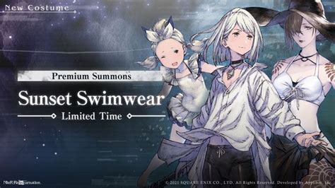 Premium Summons Sunset Swimwear Event Nier Re In Guide