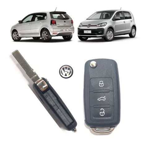 Chave Canivete Tele Comando Completa Volkswagen 5k0837202ad