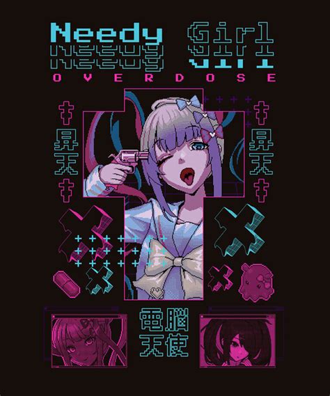 Needy Streamer Overload Graphic T Shirt Shoutent Animate Bangkok