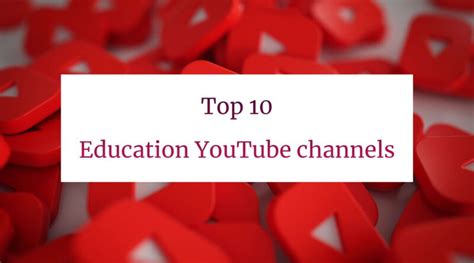 Top Education Youtube Channels Vision For It