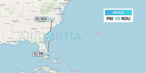 MX423 Flight Status Breeze Airways West Palm Beach To Raleigh Durham