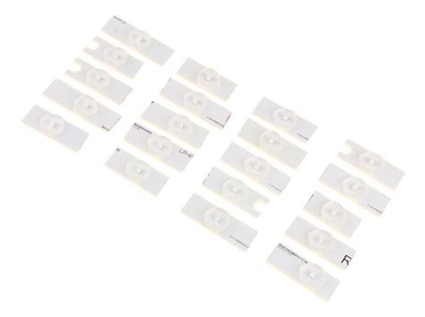 20pcs 3 V 6 V Smd Led Granos De Lámpara Con Filtero Lente Cuotas