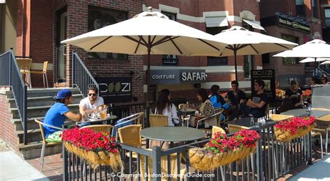 Outdoor Dining In Back Bay Boston Patio Restaurants