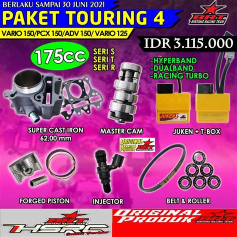 Jual Paket Bore Up Racing Matic Brt Honda Vario Pcx Adv Led Old