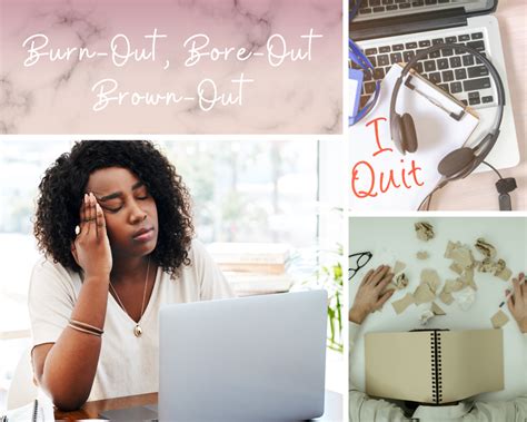 Burn Out Bore Out Brown Out Lepuisement Professionnel Blog