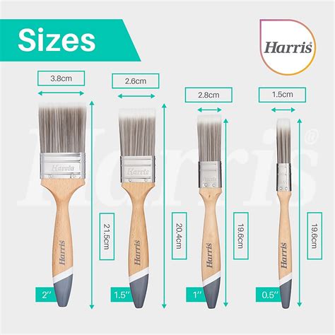 Harris Ultimate Walls Ceilings Paint Brush 5 Pack Homebase