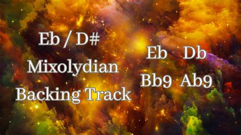 Psychedelic Eb D Mixolydian Backing Track Stoner Rock YouTube