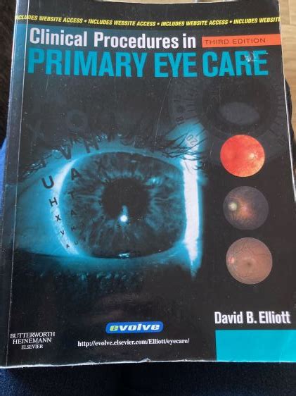 Clinical Procedures In Primary Eye Care Used Books And Posters Ophthalmic Equipment Used