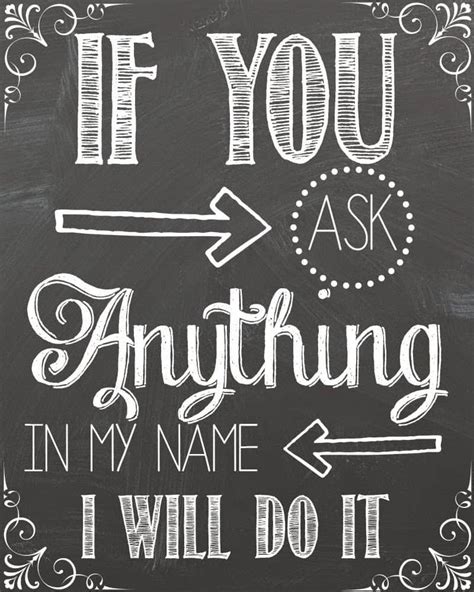 John 14:13 Chalkboard Free Printable – Foundational