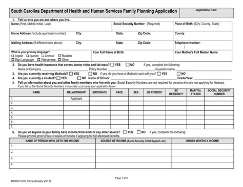 Dhhs Form Fill Out Printable Pdf Forms Online