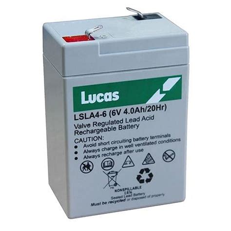 Lucas Lsla Valve Regulated Lead Battery V Ah Lsla