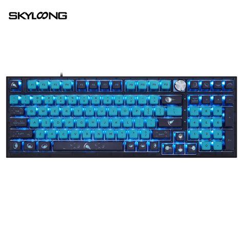 Skyloong Gk980 Jellyfish Mechanical Knob Keyboard